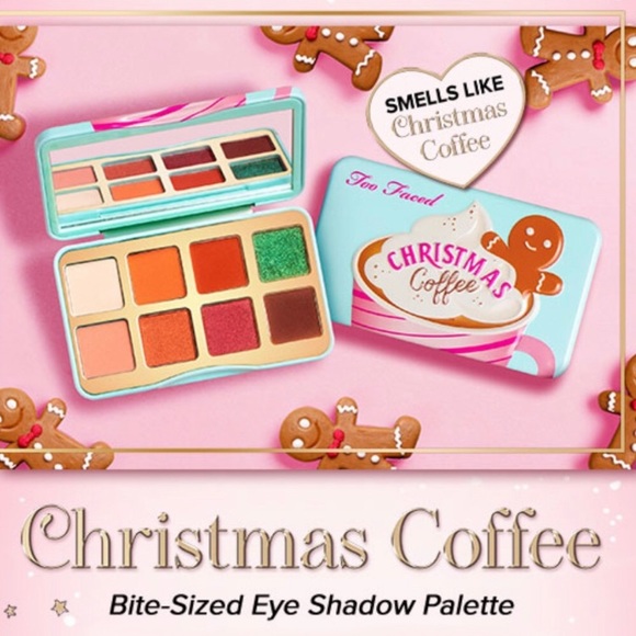 Too Faced Christmas Coffee Bite Sized Eye Shadow Palette - Picture 6 of 13